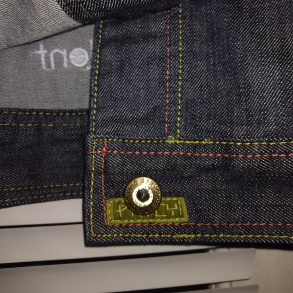 ❤️PRIVACY WEAR Jeweled Pink Ribbon Breast Cancer Awareness Denim Jacket Size XXL - Picture 8 of 12